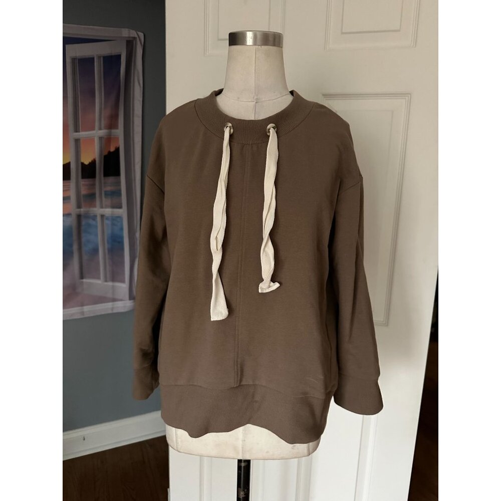 B New York awesome sweatshirt with drawstring detail SMALL